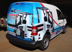 digitally printed graphics for vehicle branding Gauteng